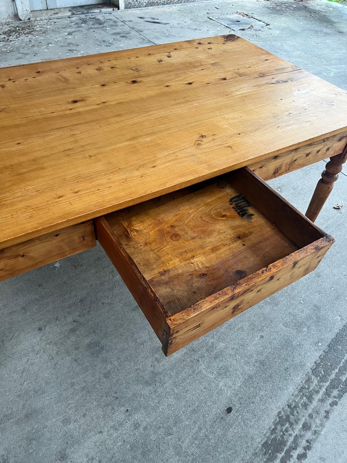 Tavolo toscano in legno massello di cipresso - Immagine 3